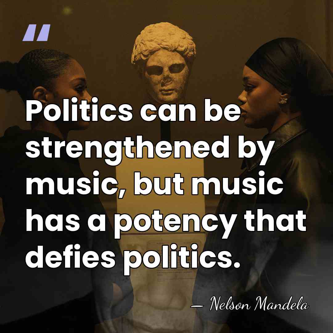 Politics can be strengthened by music, but music has a potency that&hellip; - Nelson Mandela