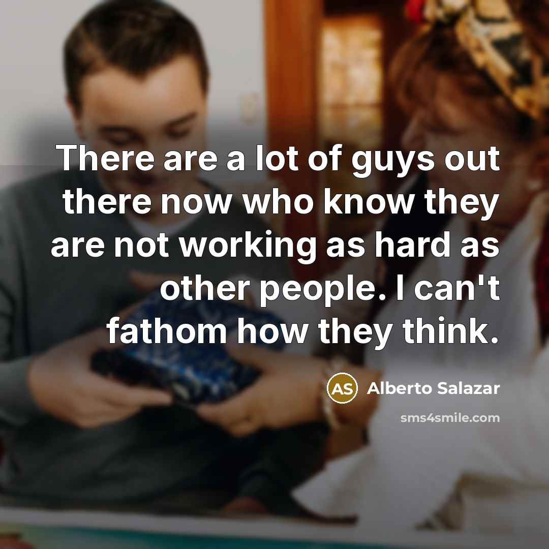 “There are a lot of guys out there now who…” quote by Alberto Salazar