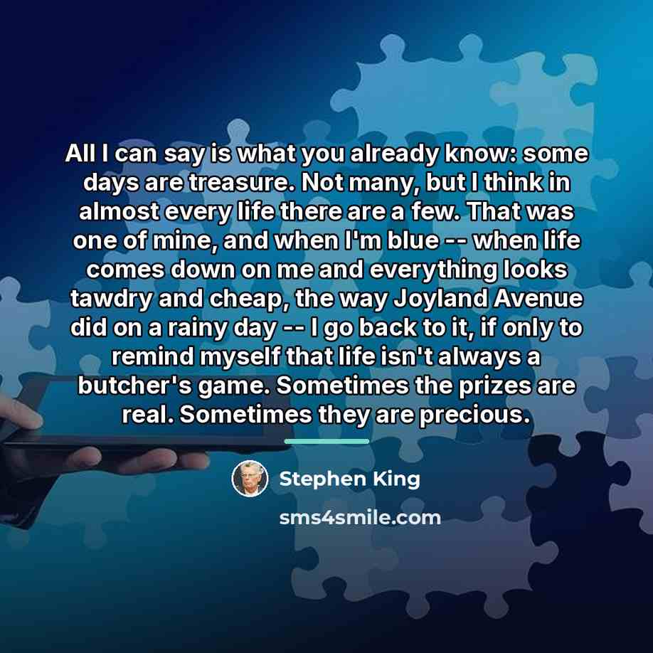 “All I can say is what you already know: some…” quote by Stephen King