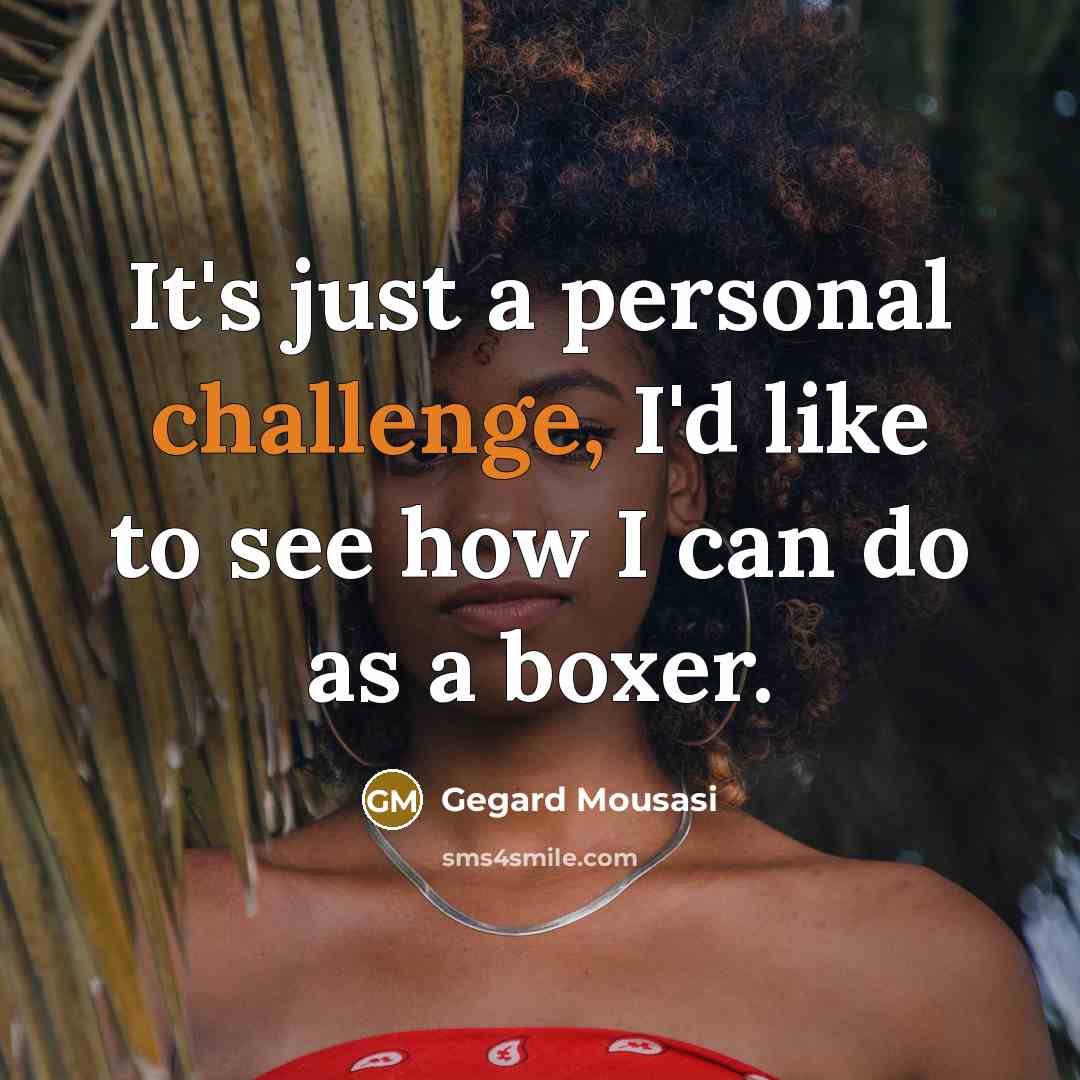 “It's just a personal challenge, I'd like to see how…” quote by Gegard Mousasi