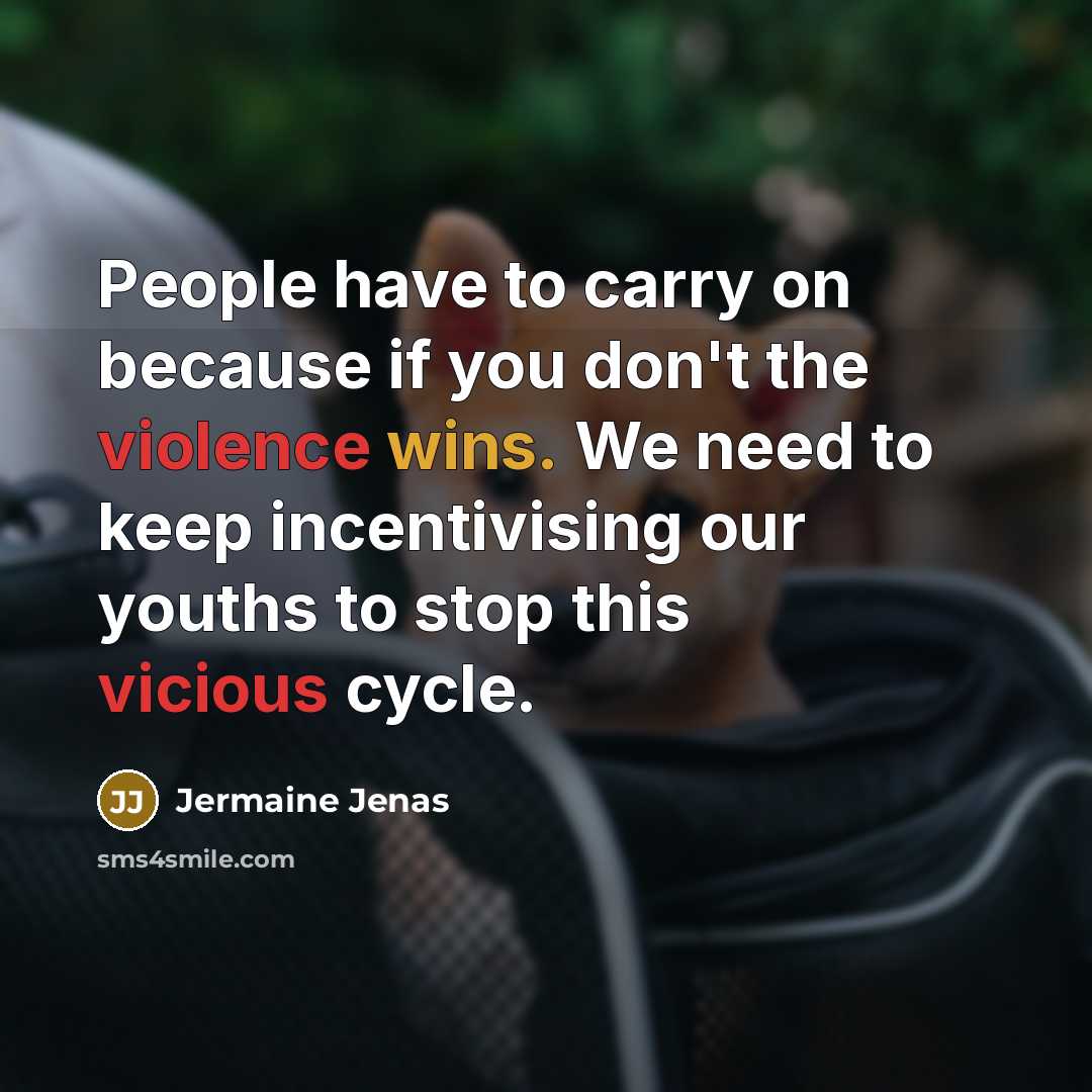 “People have to carry on because if you don't the…” quote by Jermaine Jenas