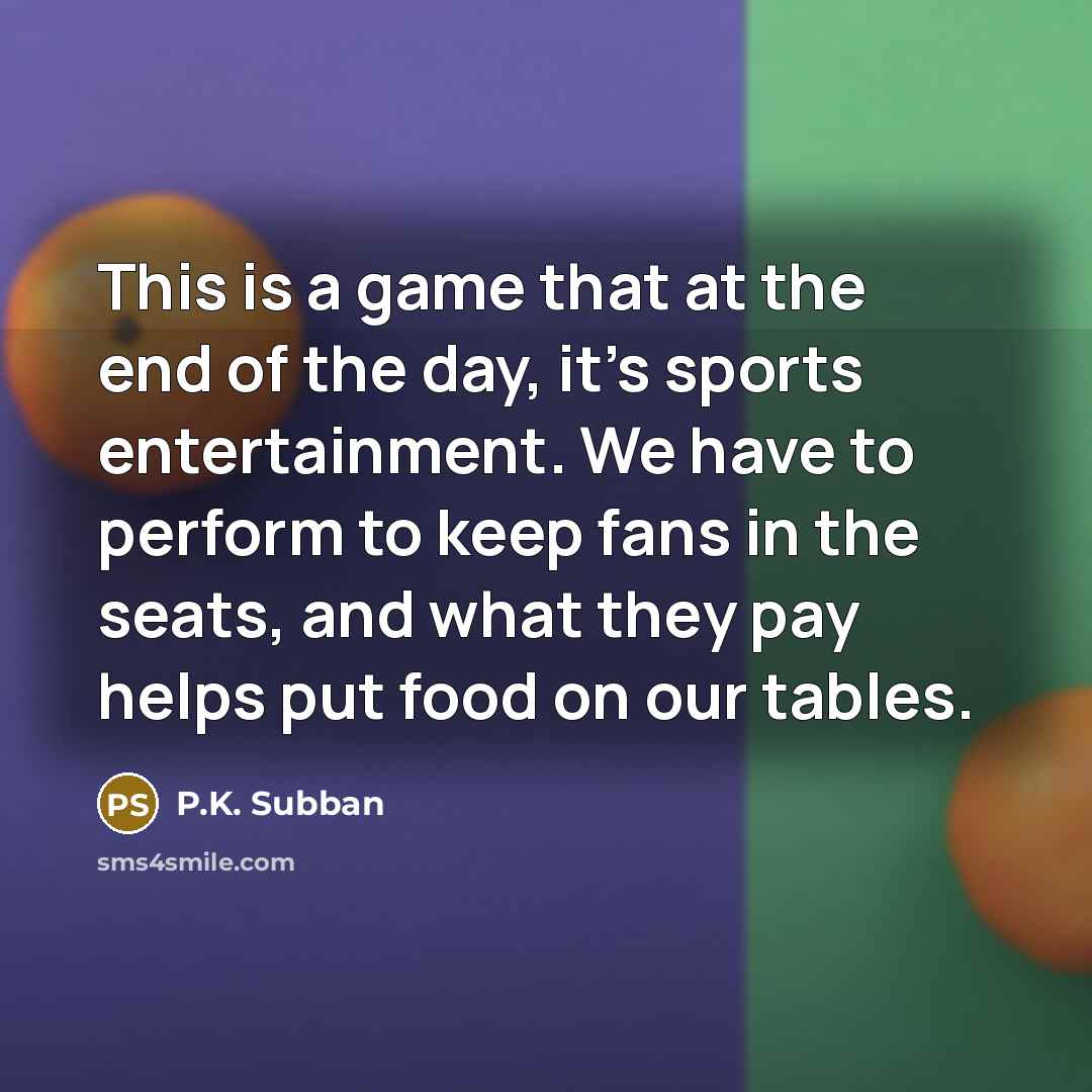 “This is a game that at the end of the…” quote by P.K. Subban