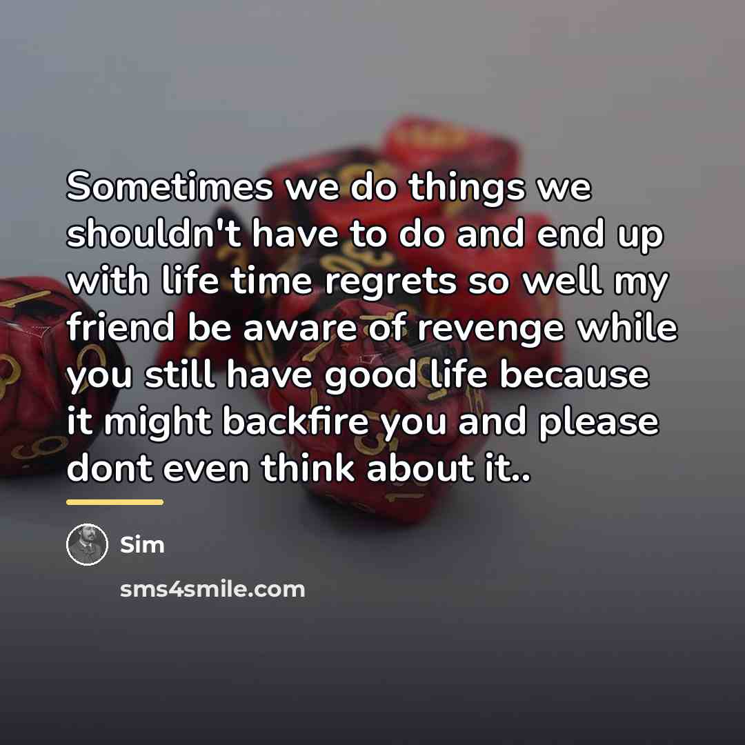 “Sometimes we do things we shouldn't have to do and…” quote by Sim