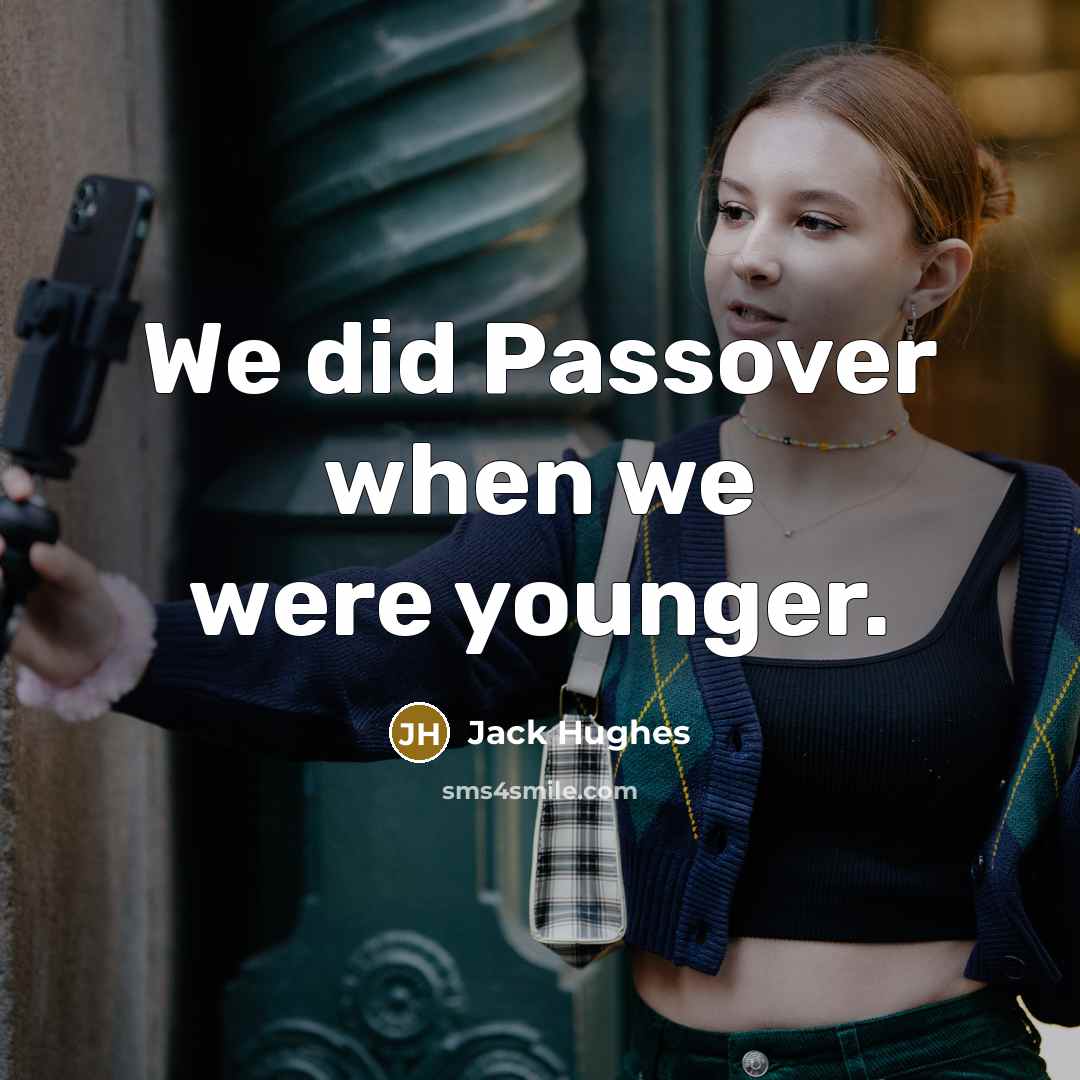 “We did Passover when we were younger.…” quote by Jack Hughes
