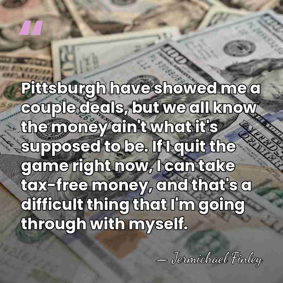 Pittsburgh have showed me a couple deals, but we all know the&hellip; - Jermichael Finley
