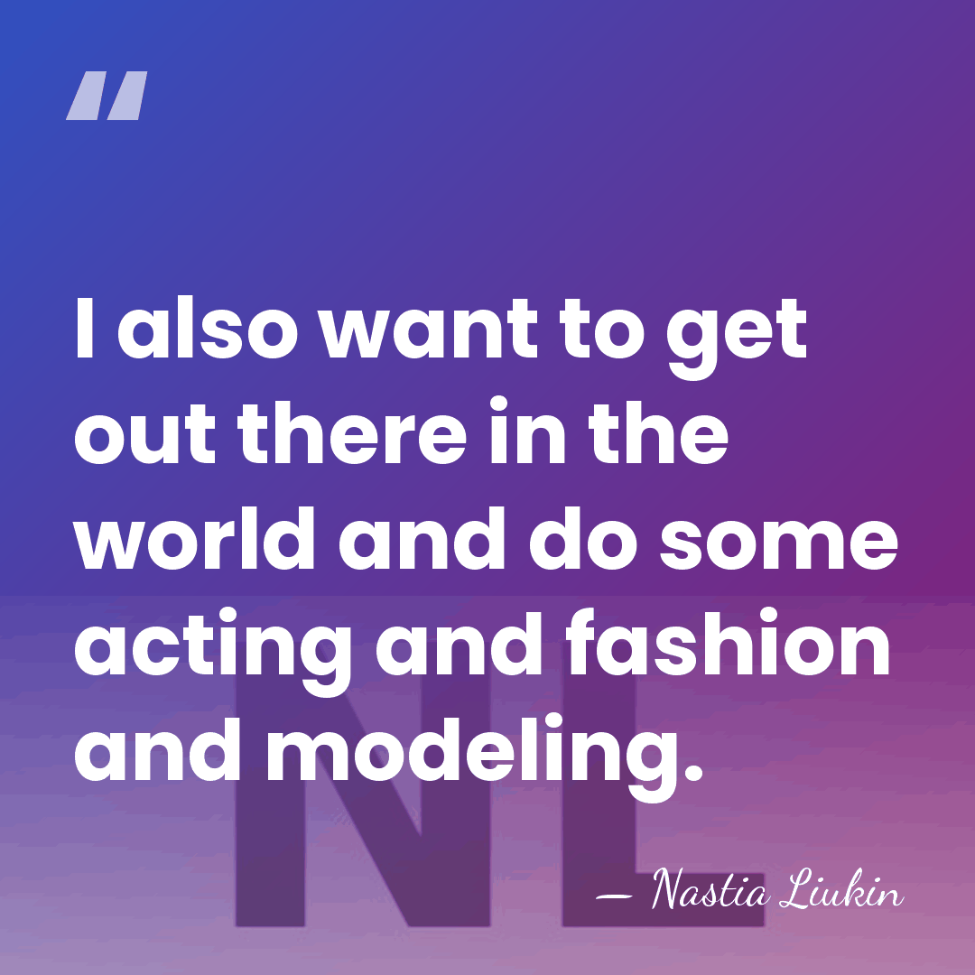 I also want to get out there in the world and do&hellip; - Nastia Liukin
