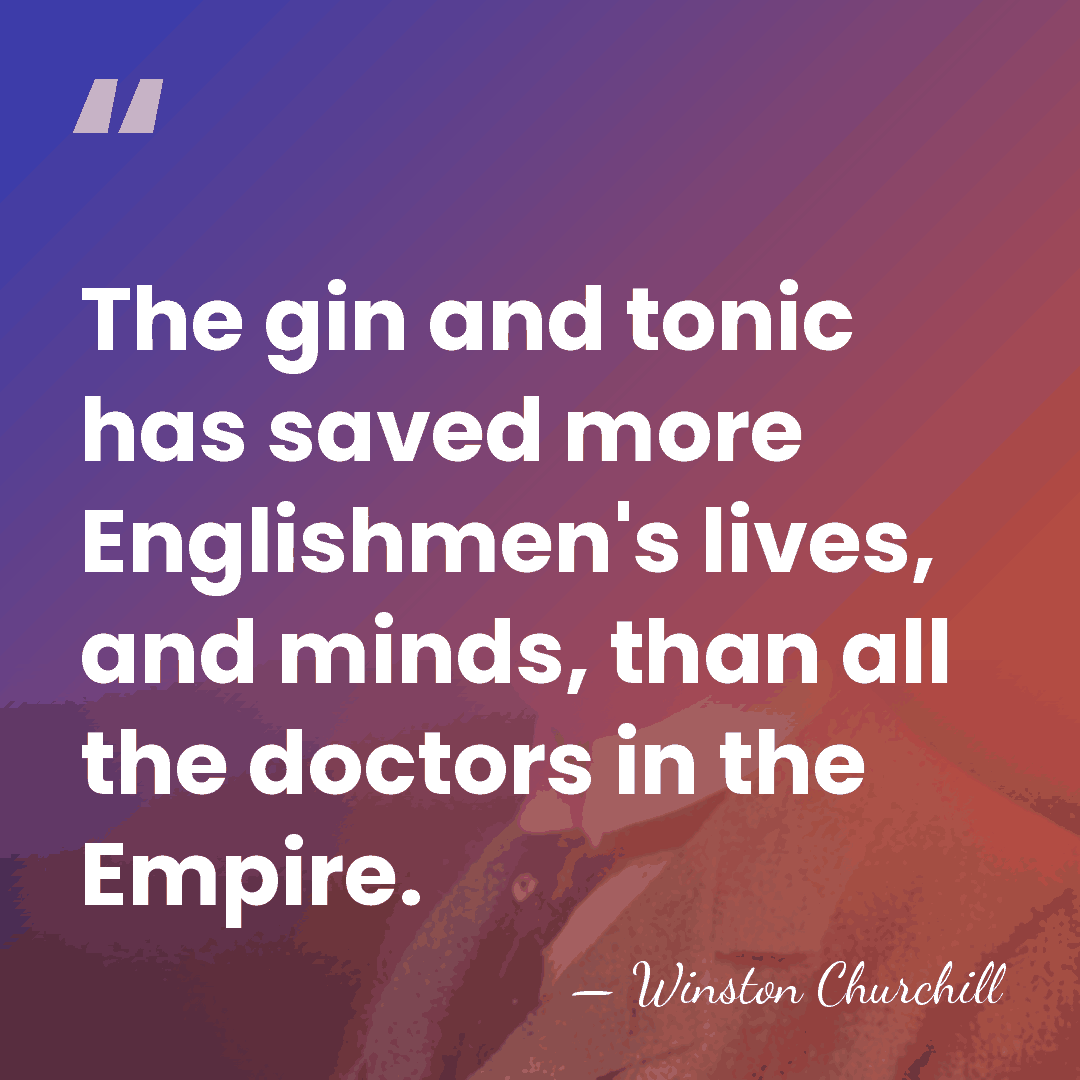 The gin and tonic has saved more Englishmen's lives, and minds, than&hellip; - Winston Churchill