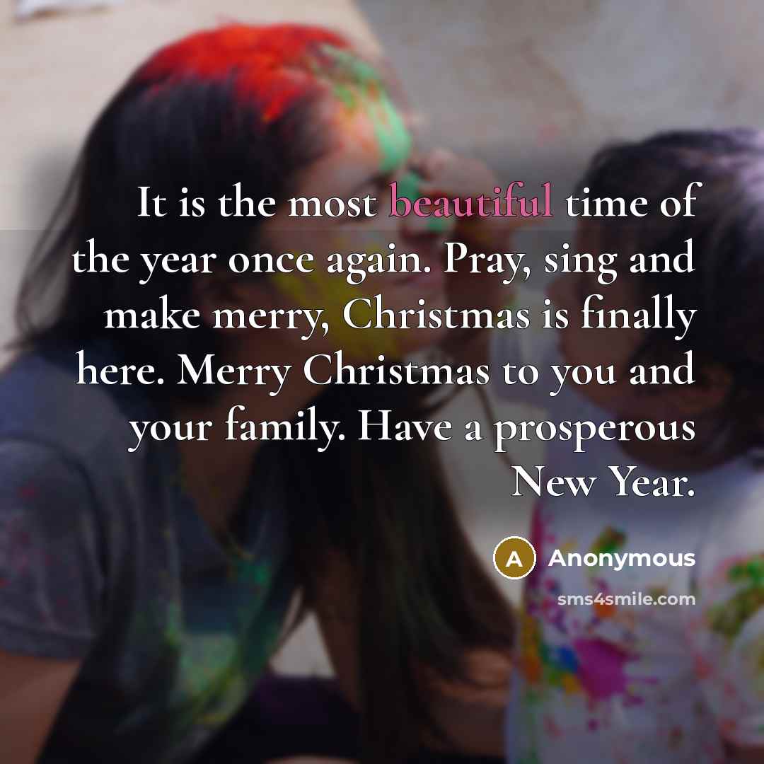 “It is the most beautiful time of the year once…” quote by Anonymous