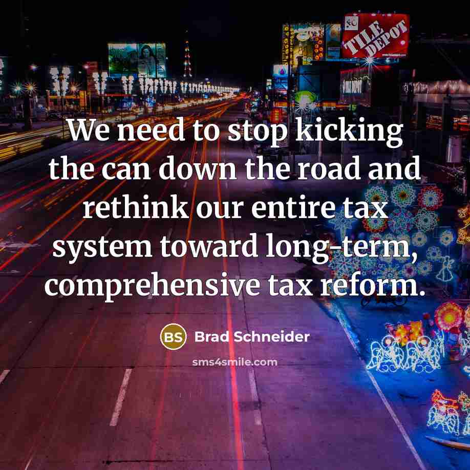 “We need to stop kicking the can down the road…” quote by Brad Schneider