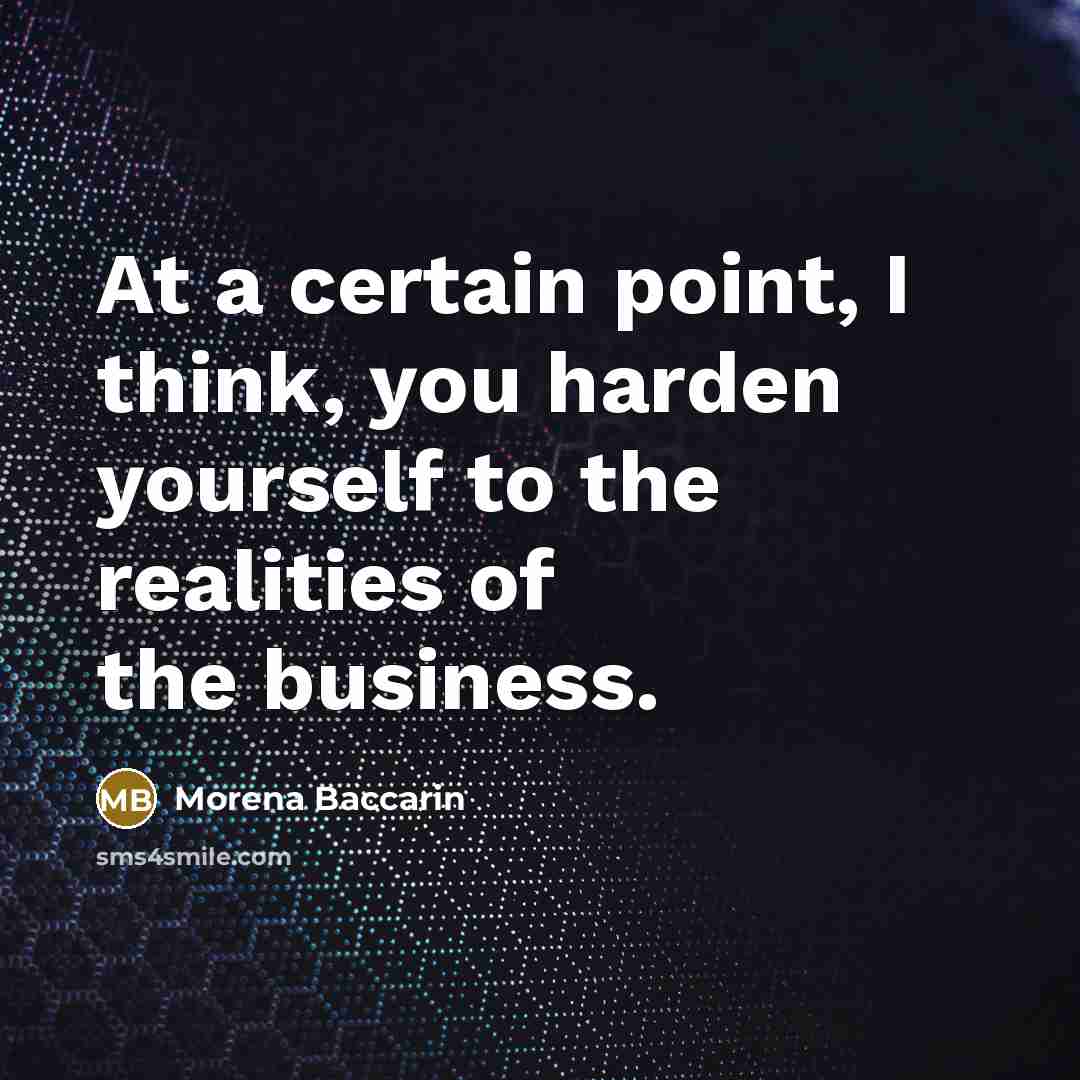 “At a certain point, I think, you harden yourself to…” quote by Morena Baccarin