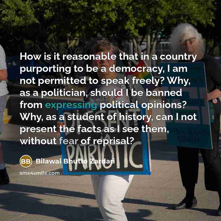“How is it reasonable that in a country purporting to…” quote by Bilawal Bhutto Zardari
