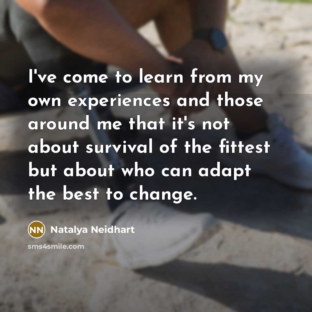 “I've come to learn from my own experiences and those…” quote by Natalya Neidhart