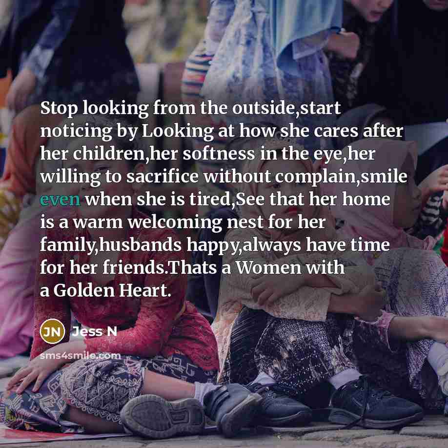 “Stop looking from the outside,start noticing by Looking at how…” quote by Jess N