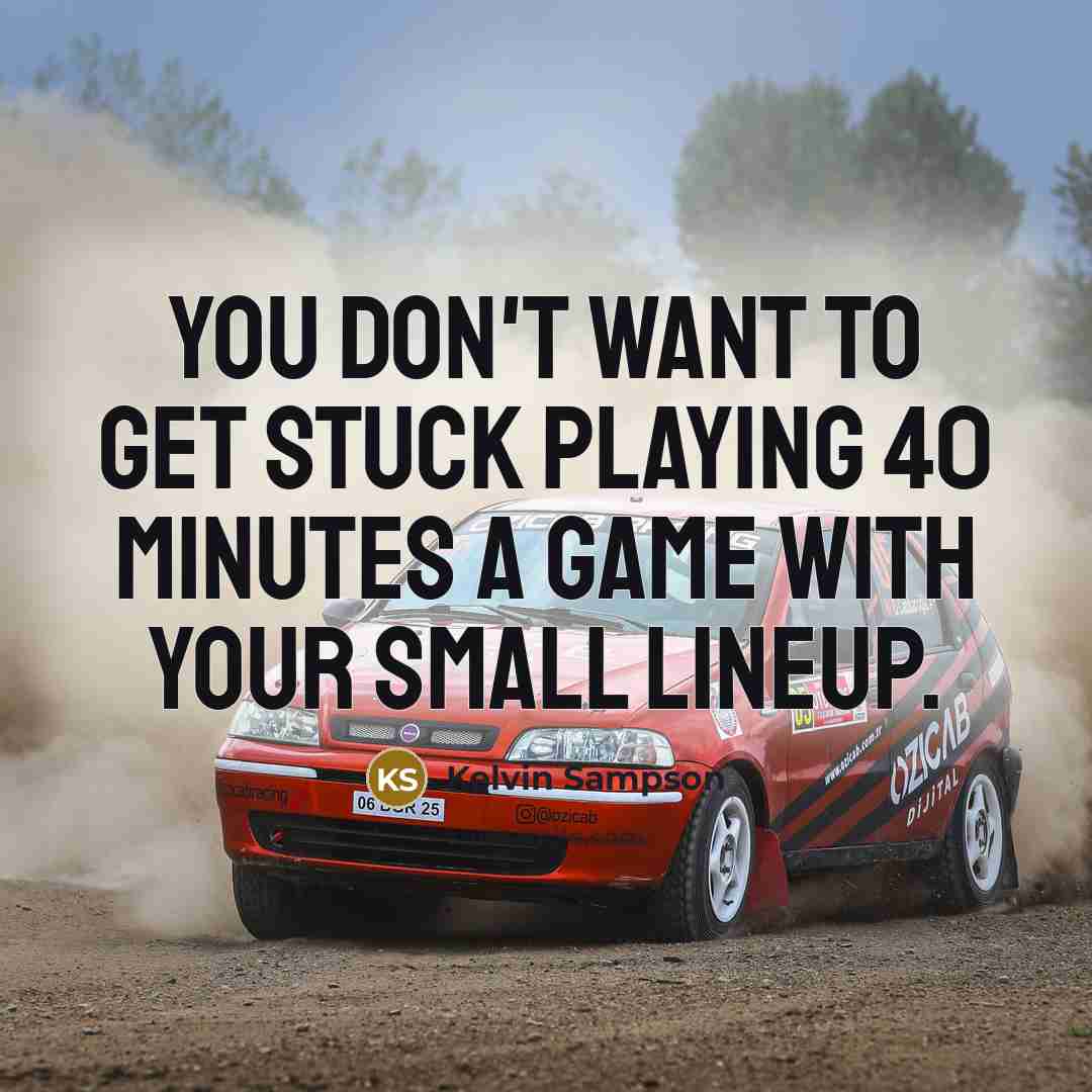 “You don't want to get stuck playing 40 minutes a…” quote by Kelvin Sampson