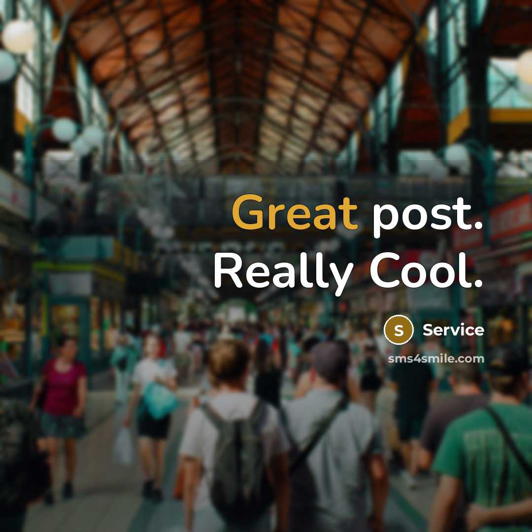 “Great post. Really Cool.” quote by Service