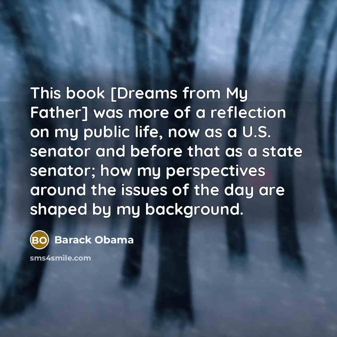 “This book [Dreams from My Father] was more of a…” quote by Barack Obama