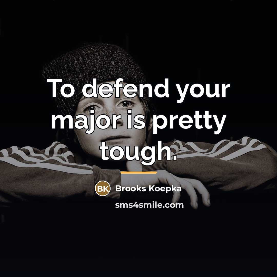 “To defend your major is pretty tough.…” quote by Brooks Koepka