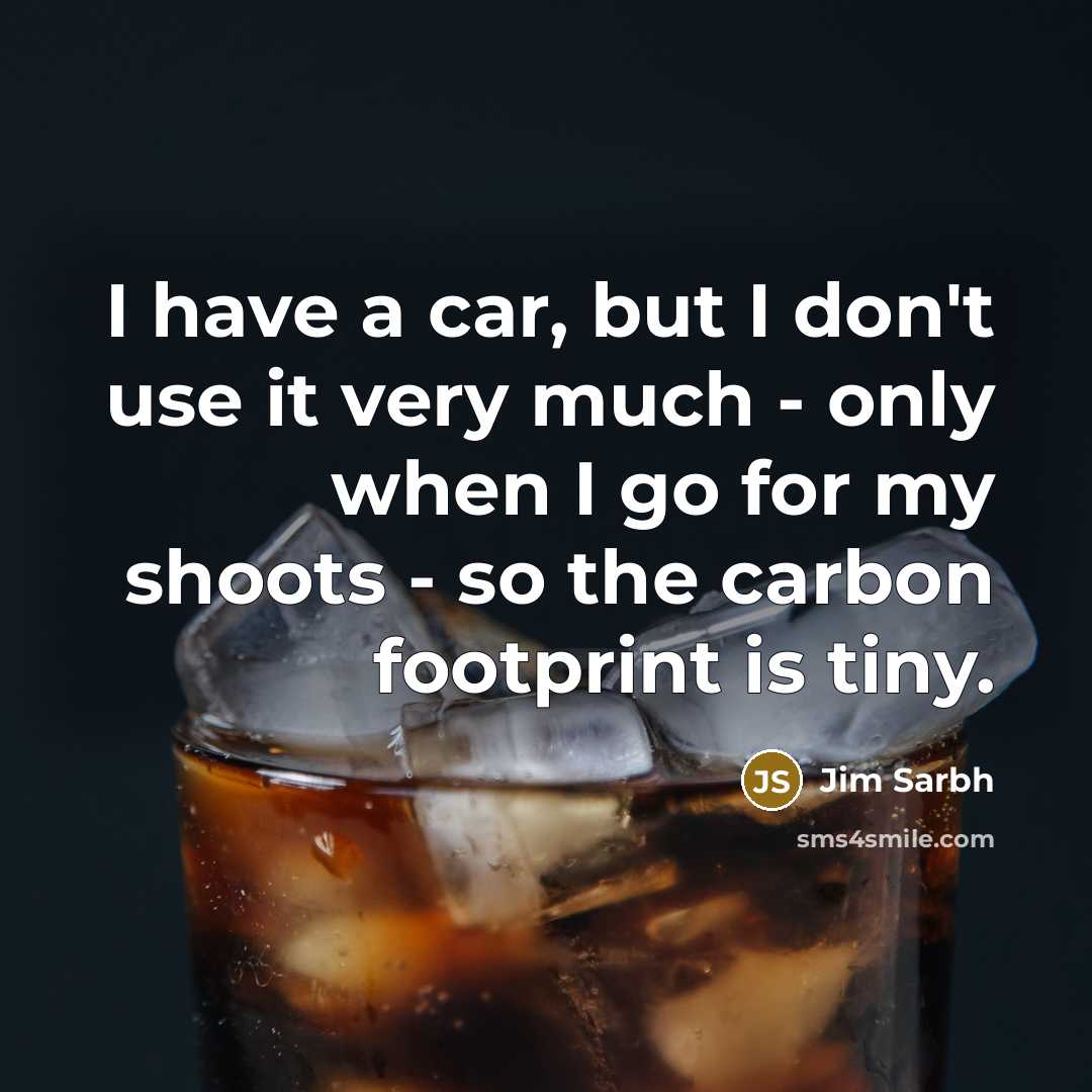 “I have a car, but I don't use it very…” quote by Jim Sarbh