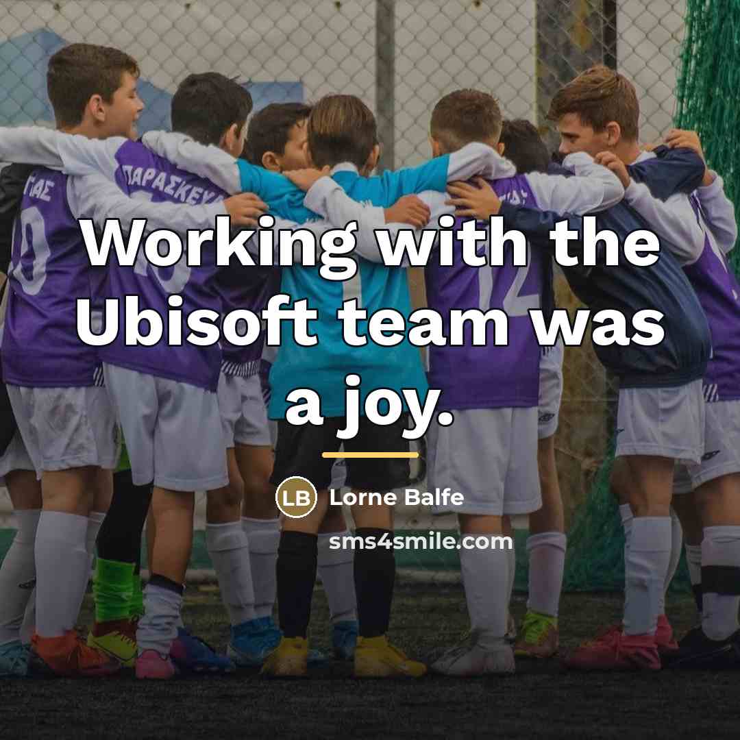 “Working with the Ubisoft team was a joy.…” quote by Lorne Balfe