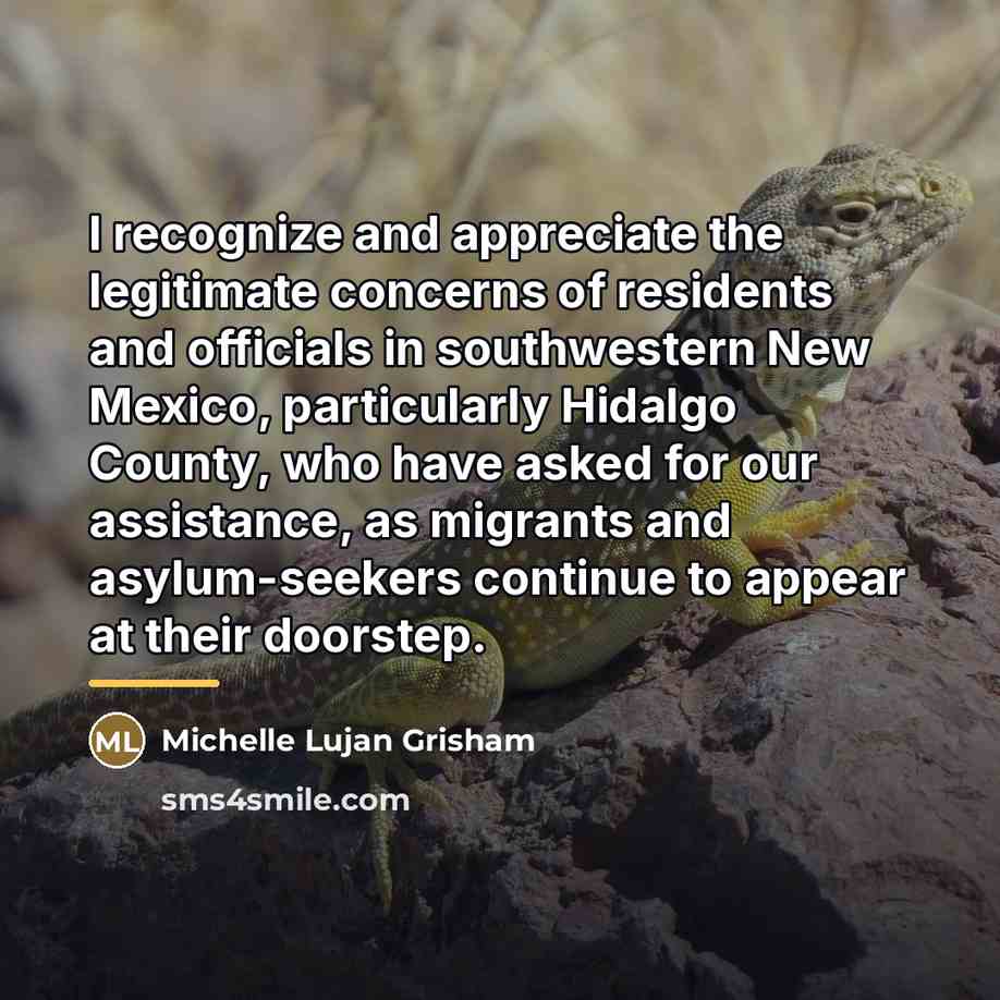 “I recognize and appreciate the legitimate concerns of residents and…” quote by Michelle Lujan Grisham