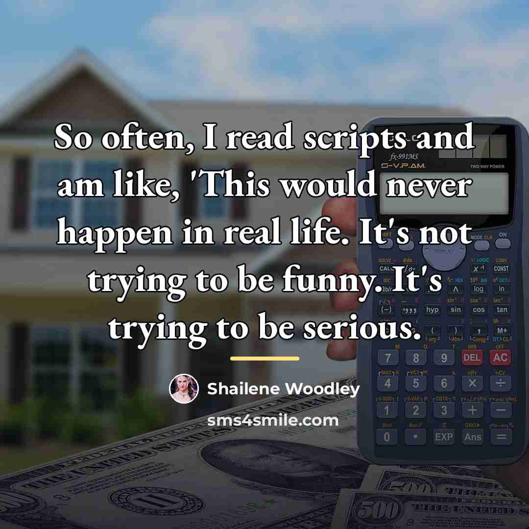 “So often, I read scripts and am like, 'This would…” quote by Shailene Woodley
