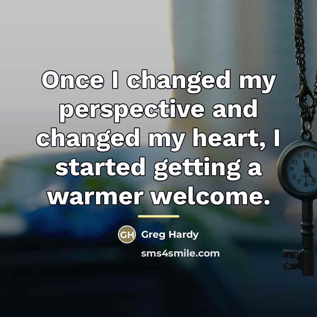 “Once I changed my perspective and changed my heart, I…” quote by Greg Hardy