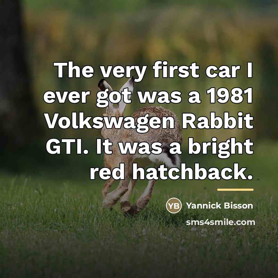 “The very first car I ever got was a 1981…” quote by Yannick Bisson