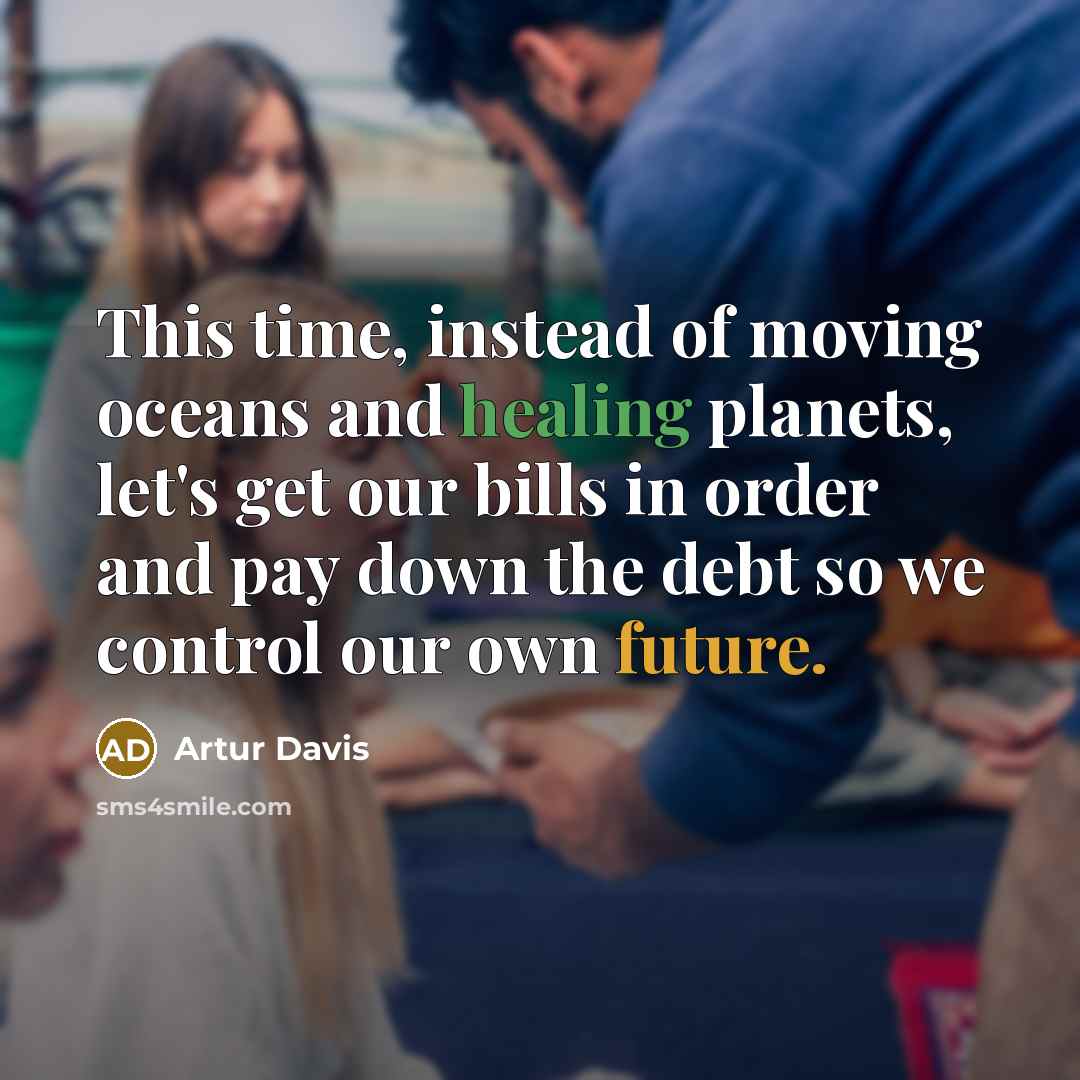“This time, instead of moving oceans and healing planets, let's…” quote by Artur Davis
