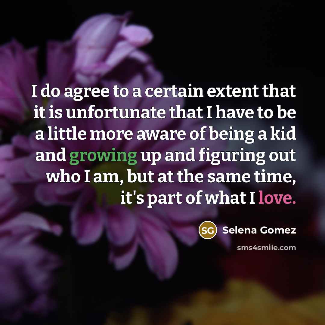 “I do agree to a certain extent that it is…” quote by Selena Gomez