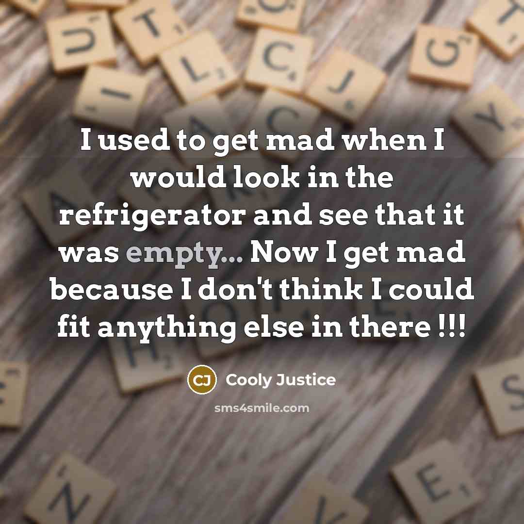 “I used to get mad when I would look in…” quote by Cooly Justice
