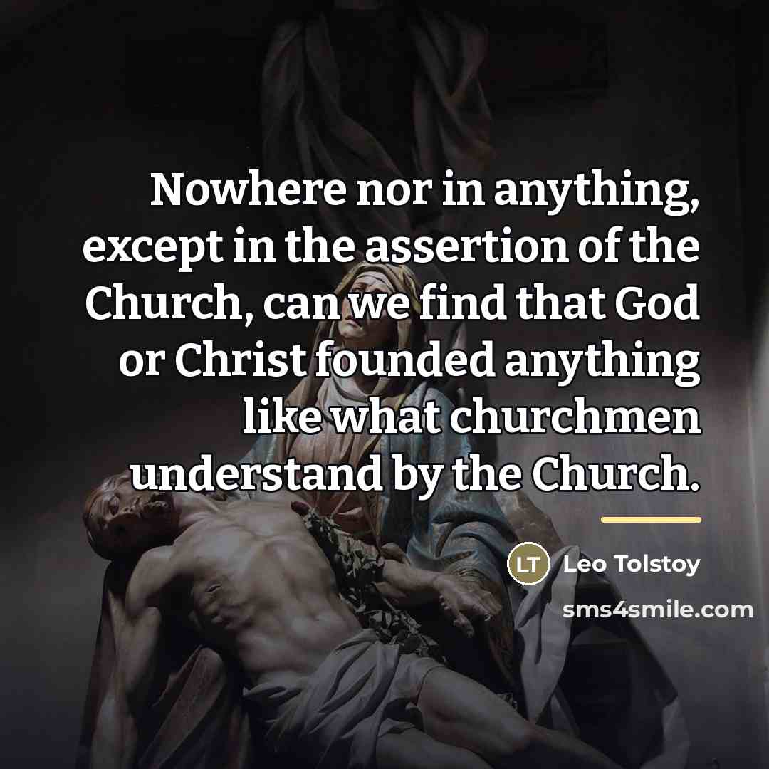 “Nowhere nor in anything, except in the assertion of the…” quote by Leo Tolstoy