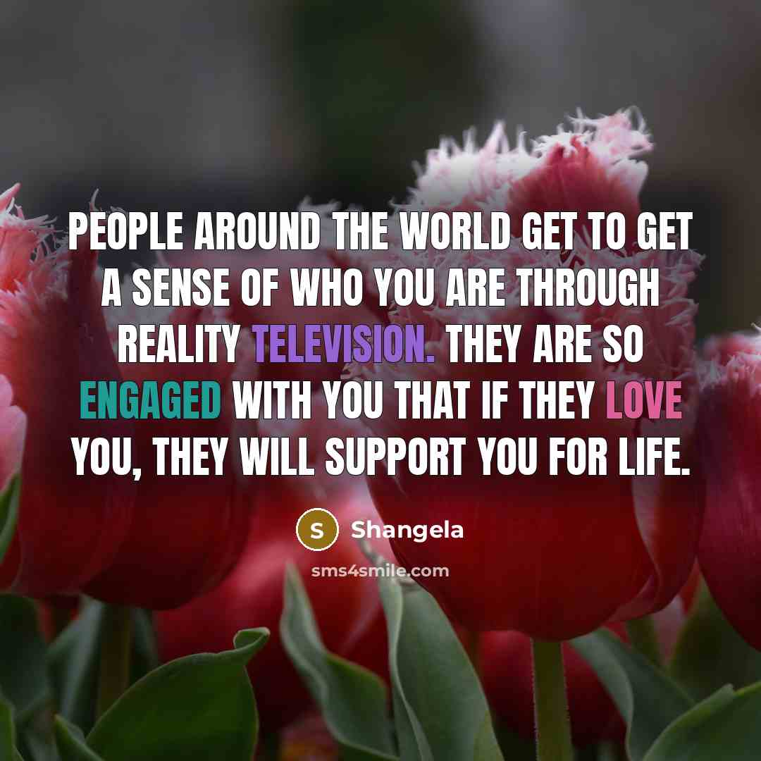 “People around the world get to get a sense of…” quote by Shangela