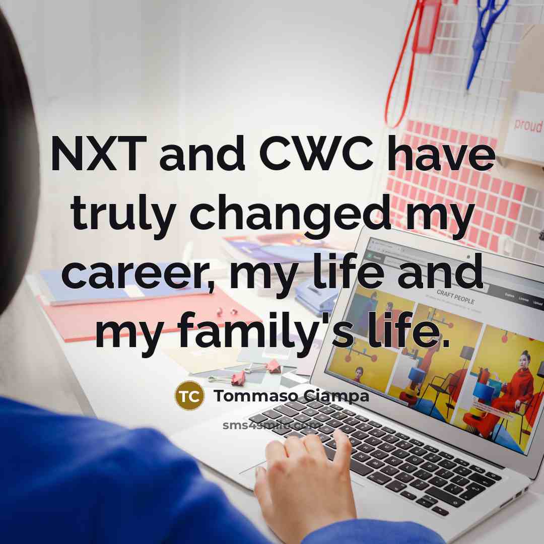 “NXT and CWC have truly changed my career, my life…” quote by Tommaso Ciampa