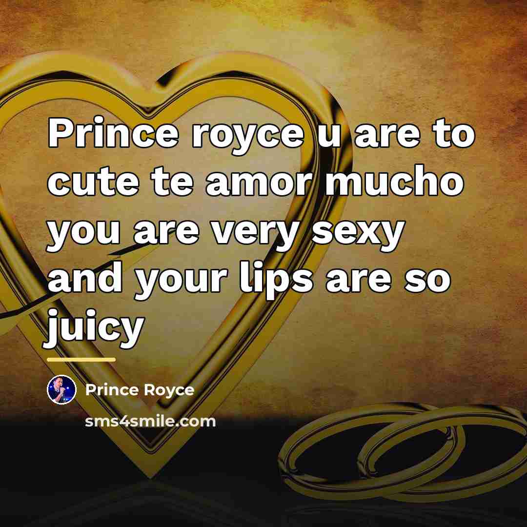 “Prince royce u are to cute te amor mucho you…” quote by Prince Royce