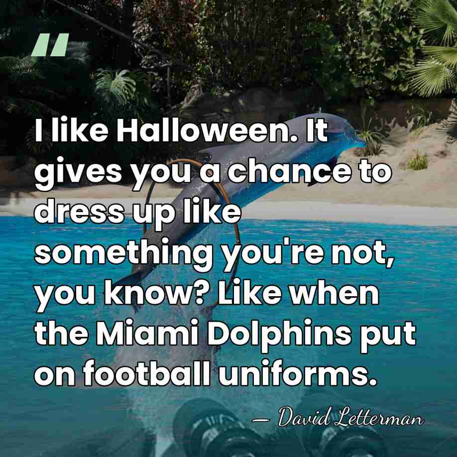 I like Halloween. It gives you a chance to dress up like&hellip; - David Letterman