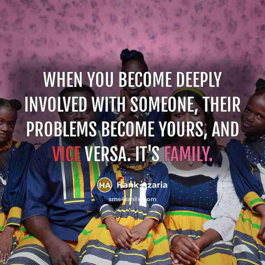 “When you become deeply involved with someone, their problems become…” quote by Hank Azaria