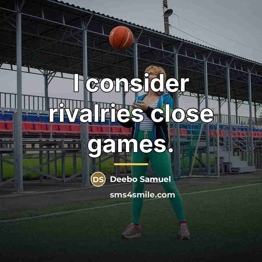 “I consider rivalries close games.…” quote by Deebo Samuel