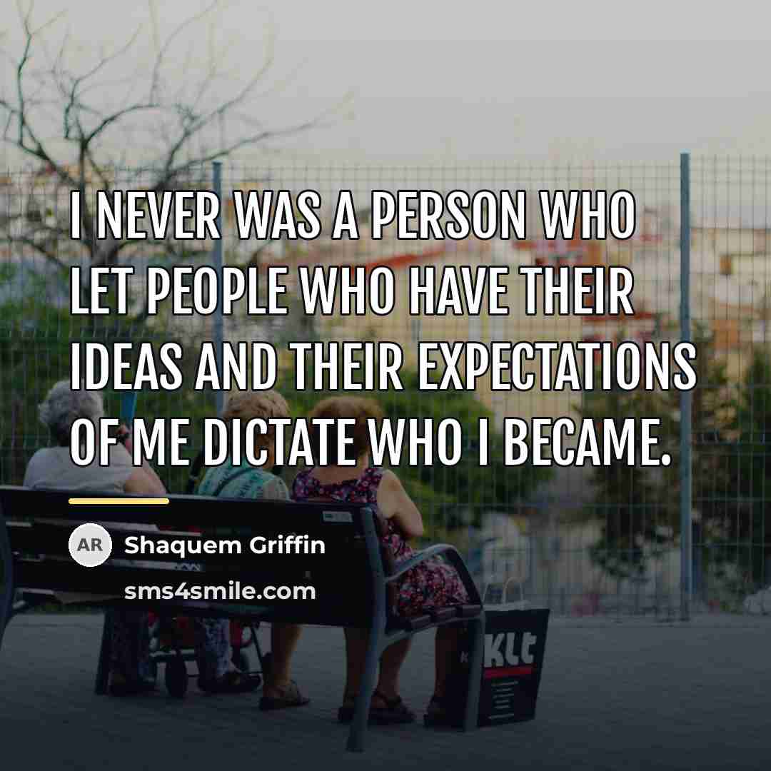 “I never was a person who let people who have…” quote by Shaquem Griffin