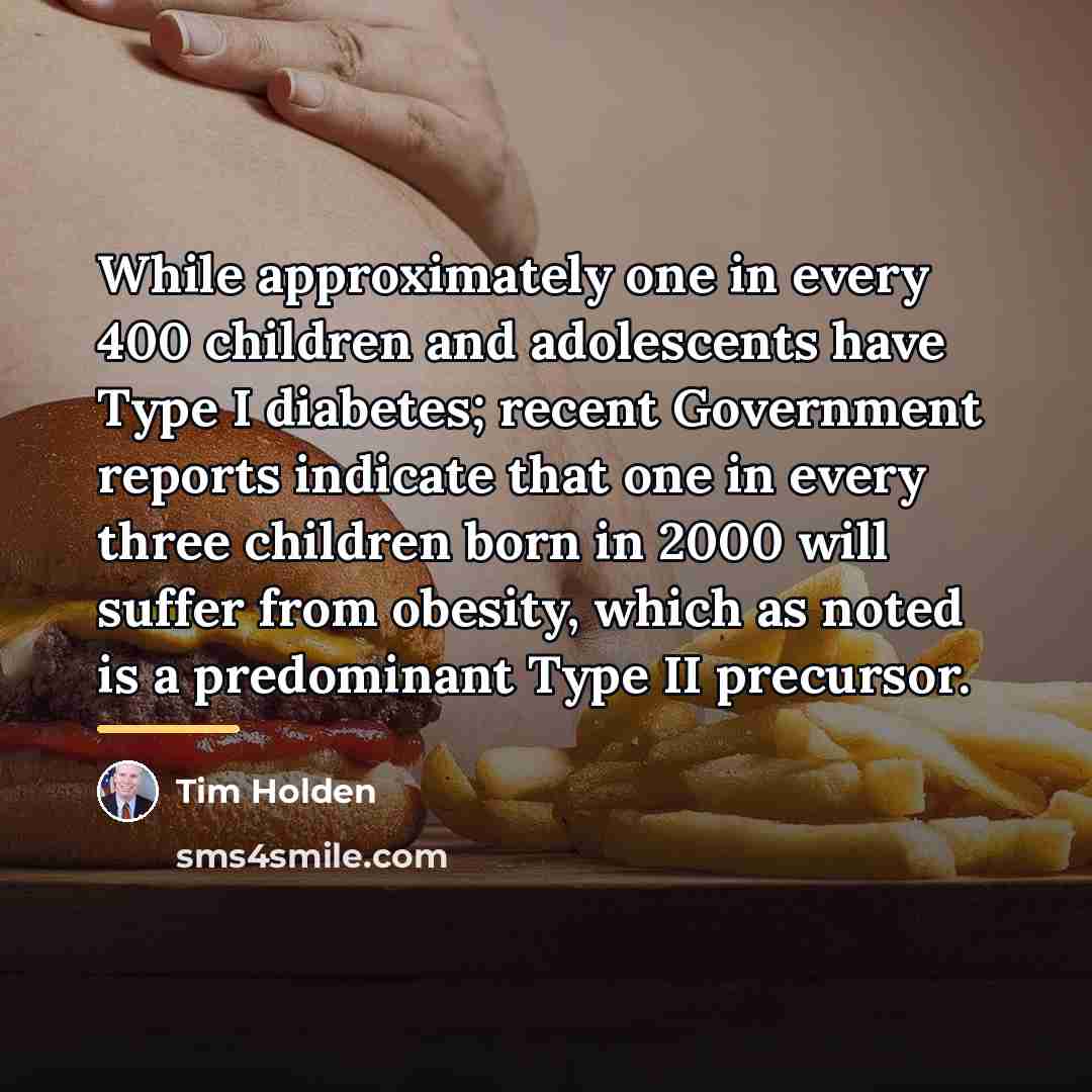 “While approximately one in every 400 children and adolescents have…” quote by Tim Holden