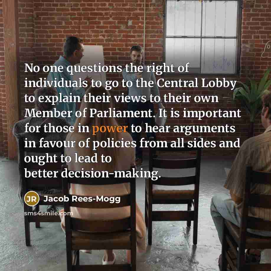 “No one questions the right of individuals to go to…” quote by Jacob Rees-Mogg