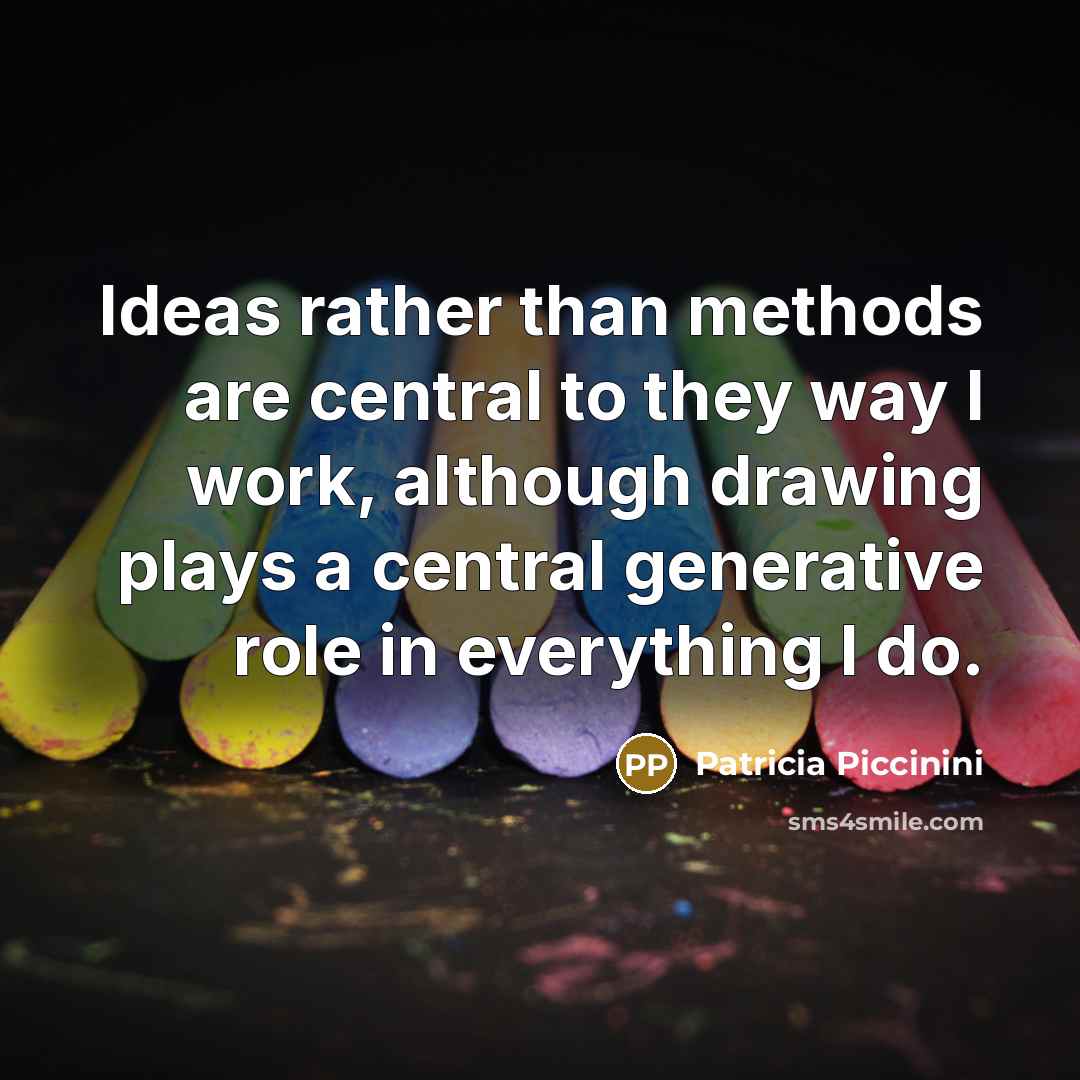 “Ideas rather than methods are central to they way I work, although drawing plays a central generative role in everything I do.” quote by Patricia Piccinini