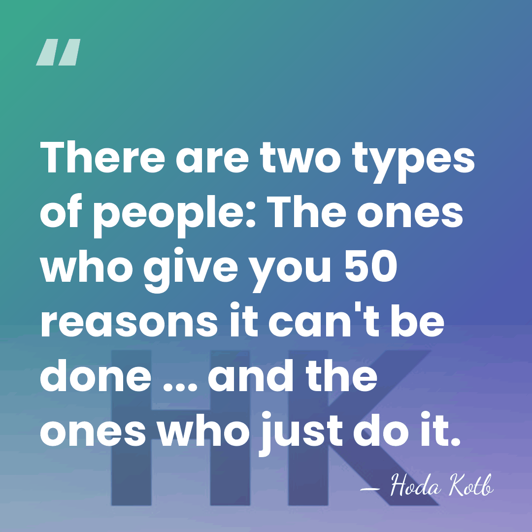 There are two types of people: The ones who give you 50&hellip; - Hoda Kotb
