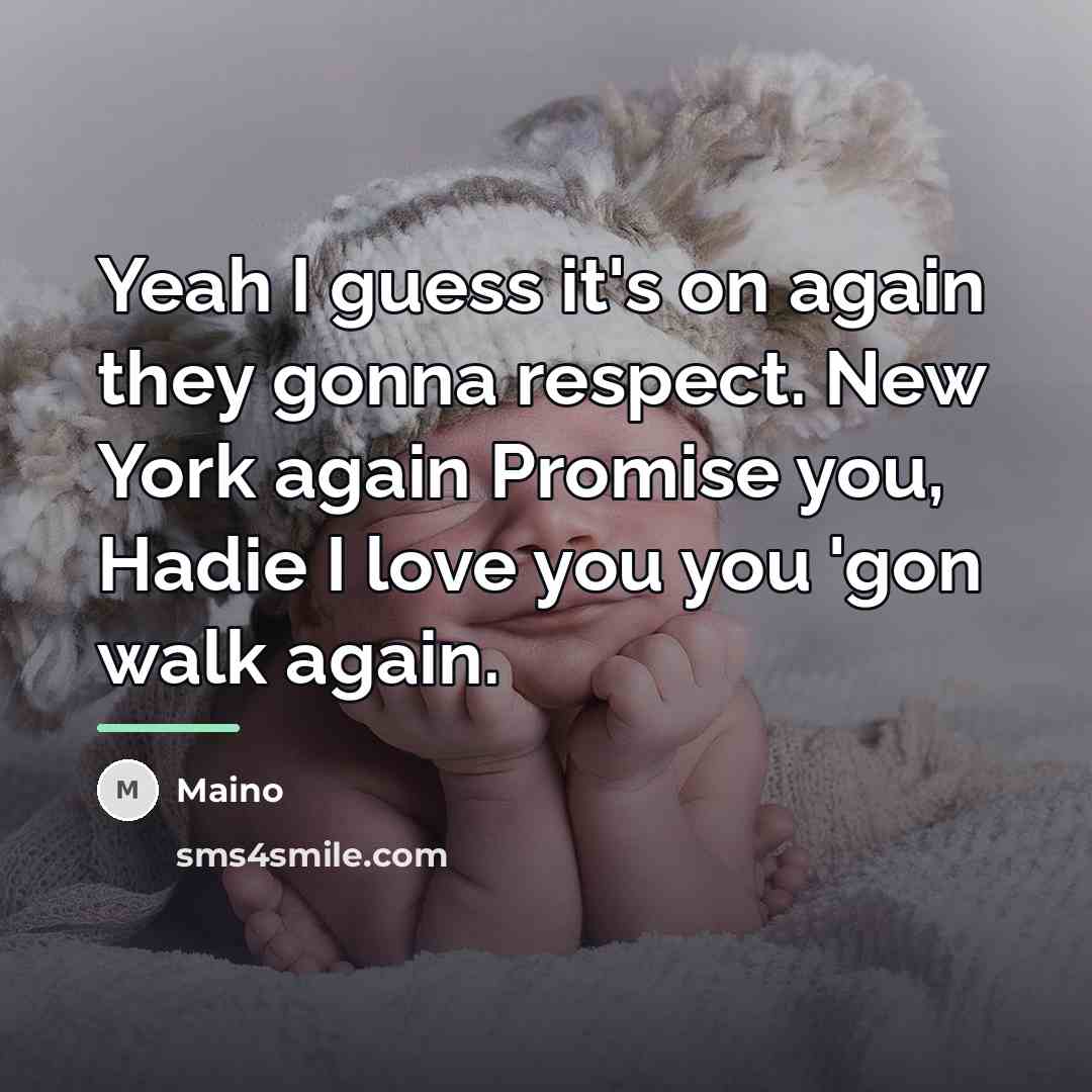 “Yeah I guess it's on again they gonna respect. New…” quote by Maino