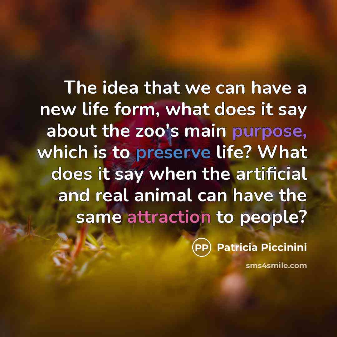 “The idea that we can have a new life form,…” quote by Patricia Piccinini