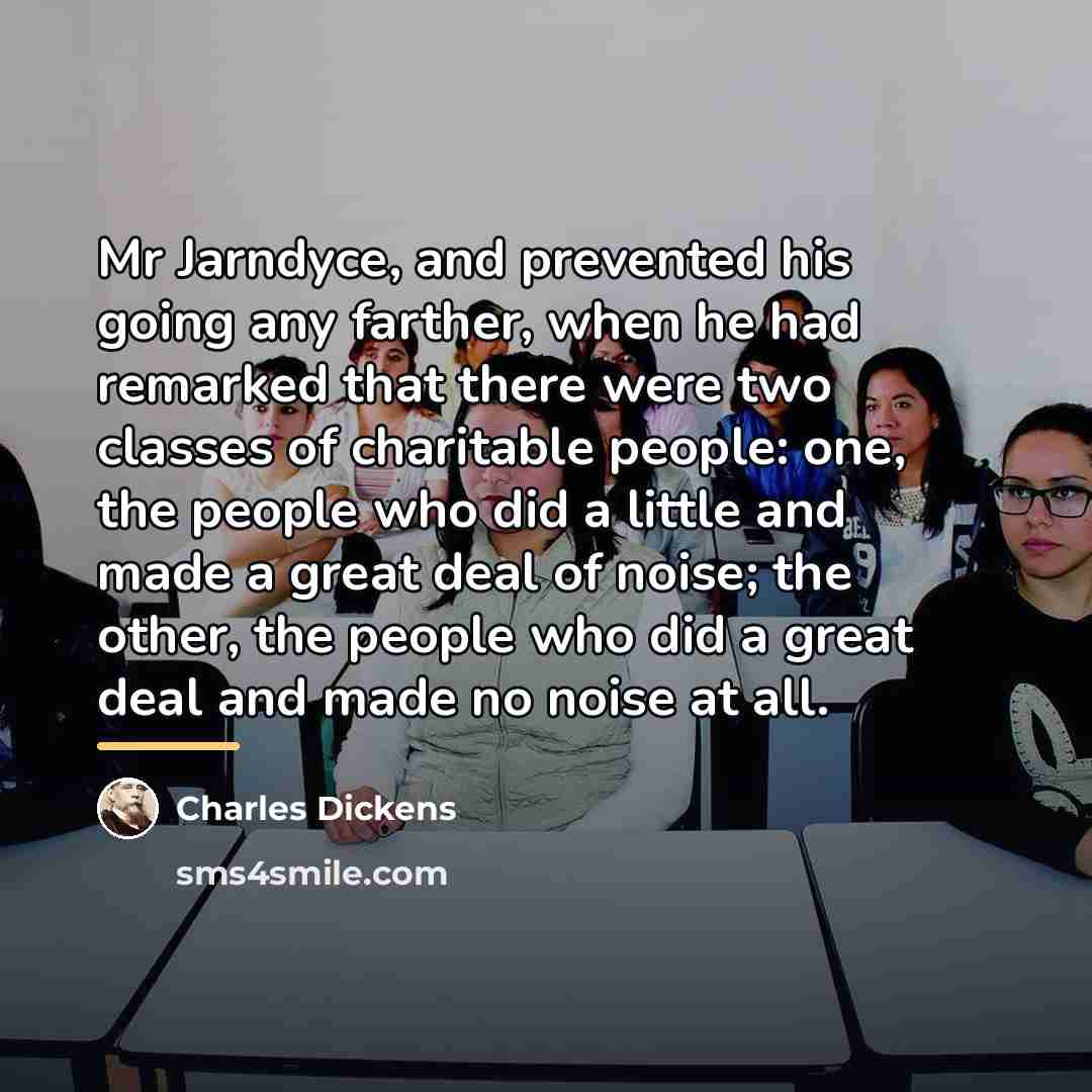“Mr Jarndyce, and prevented his going any farther, when he…” quote by Charles Dickens