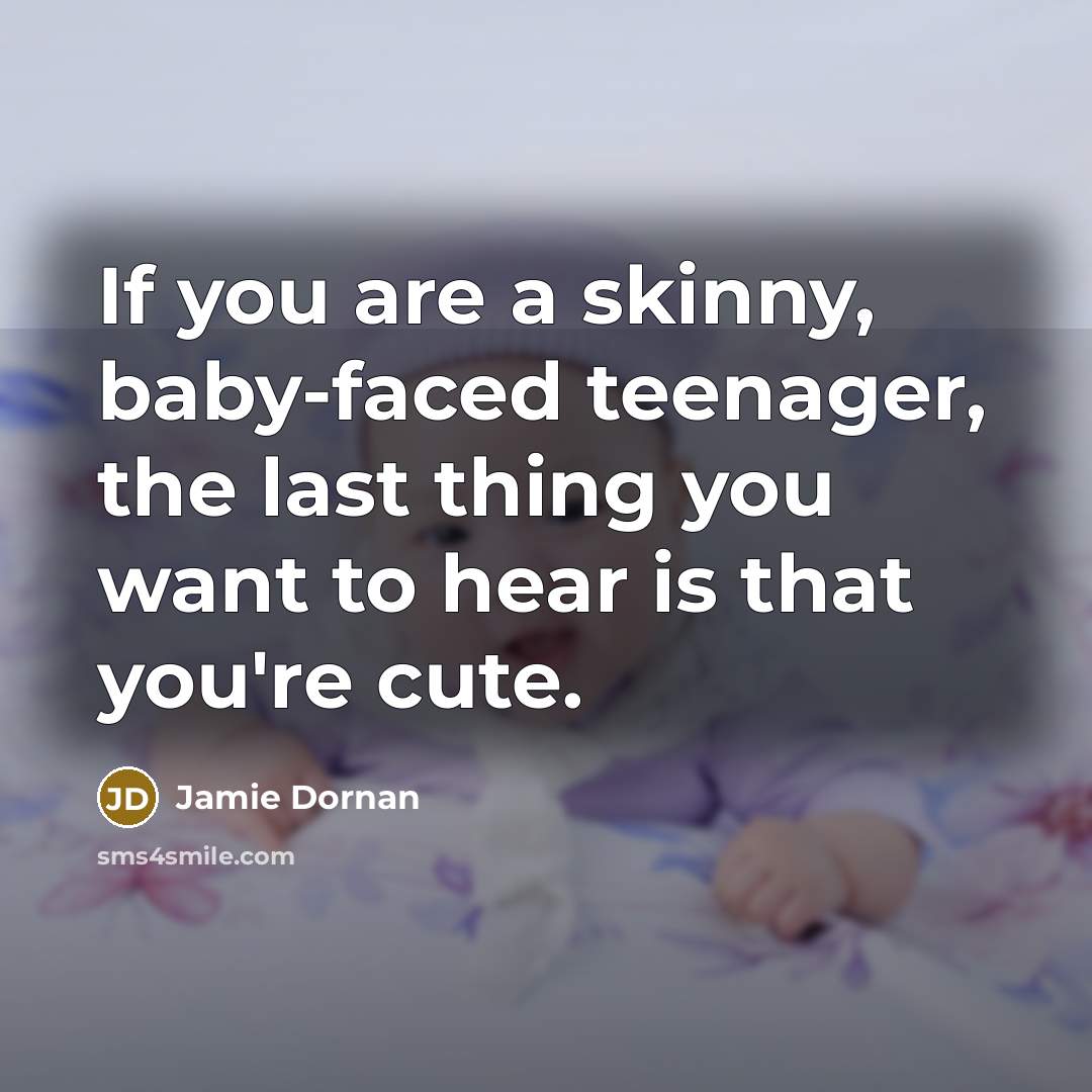 “If you are a skinny, baby-faced teenager, the last thing…” quote by Jamie Dornan