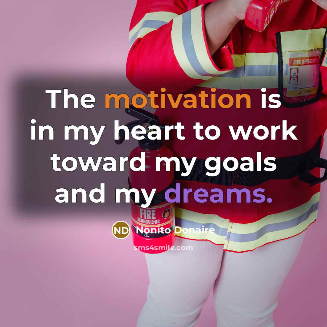 “The motivation is in my heart to work toward my…” quote by Nonito Donaire