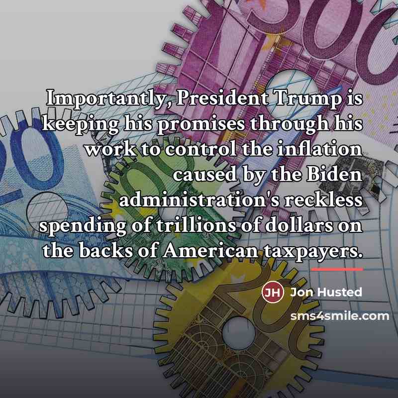 “Importantly, President Trump is keeping his promises through his work…” quote by Jon Husted