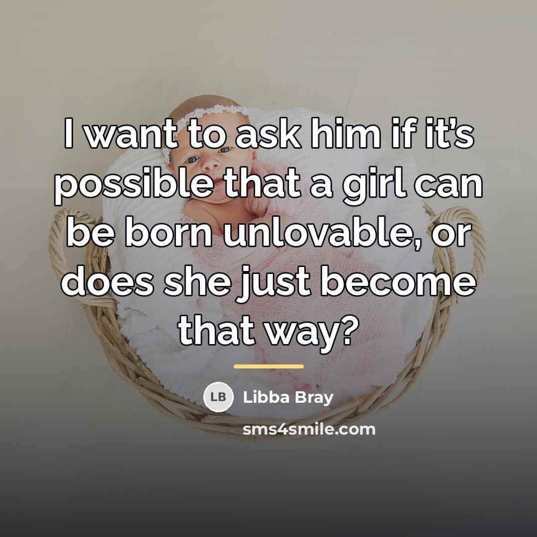 “I want to ask him if it’s possible that a…” quote by Libba Bray