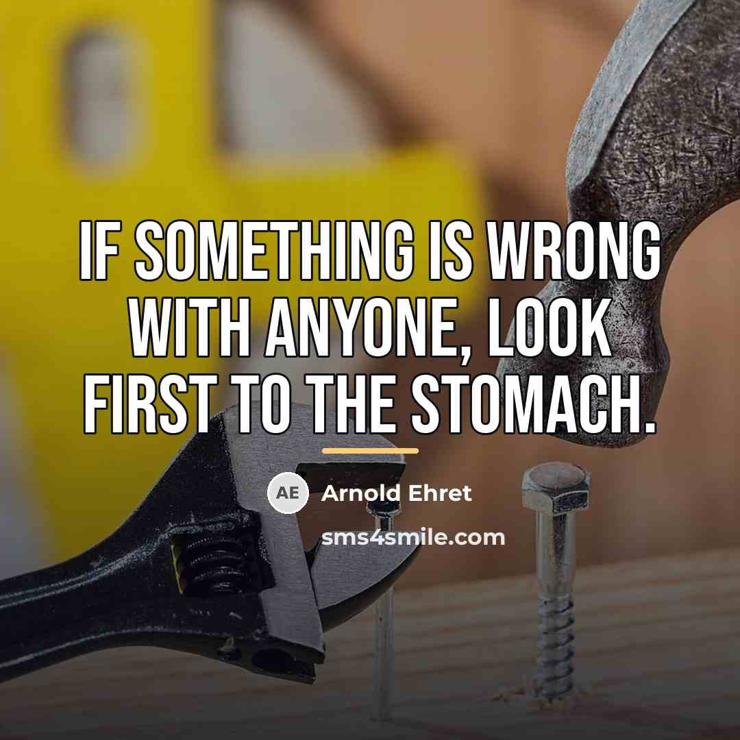 “If something is wrong with anyone, look first to the…” quote by Arnold Ehret